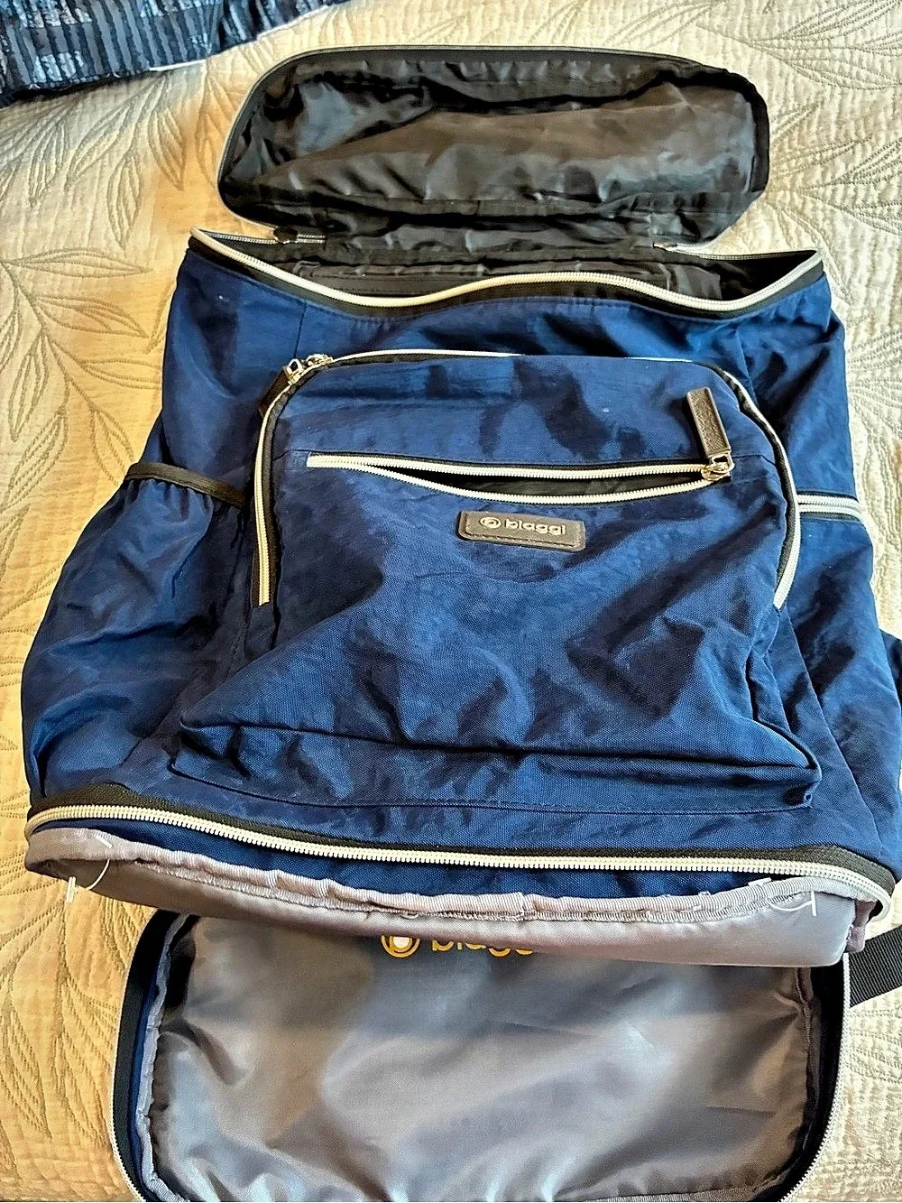 Biaggi “on the go” Backpack Blue